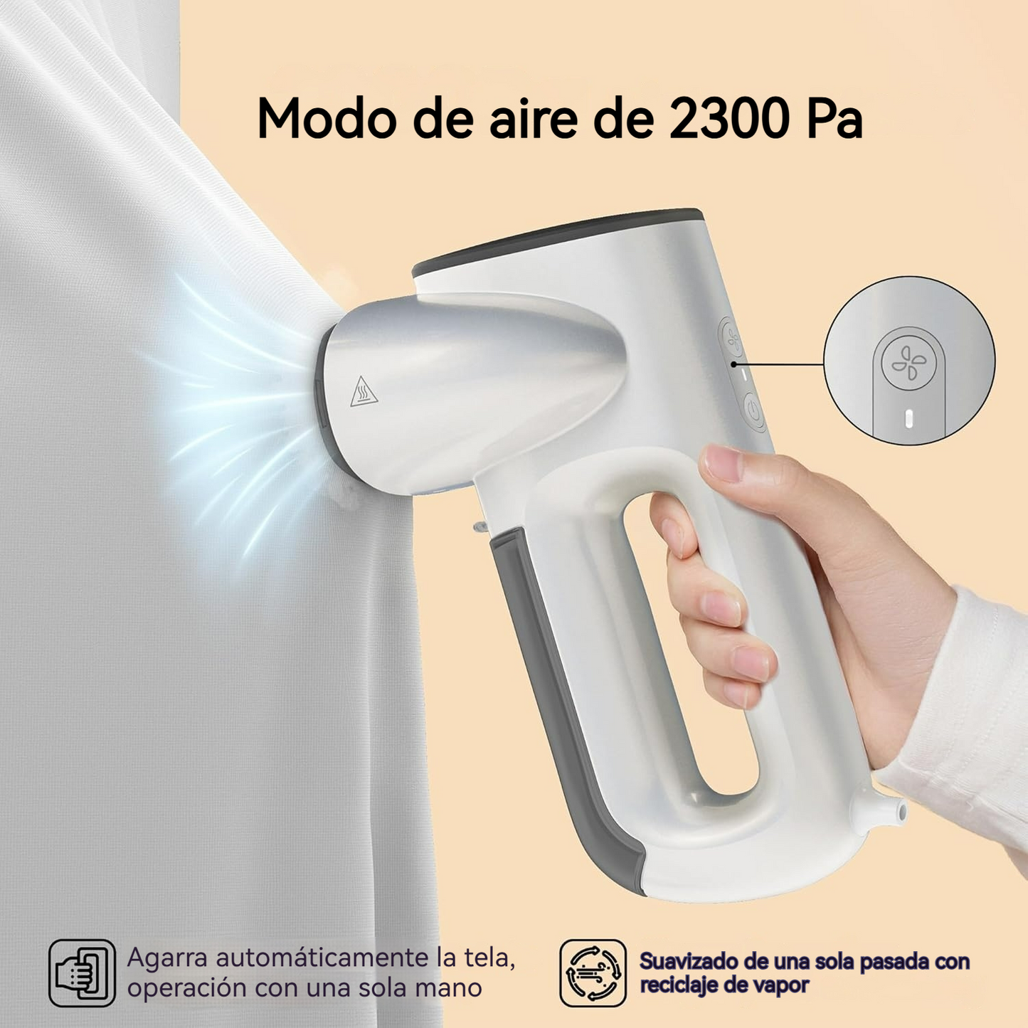 Vaporizador de Mano con Succión 2 en 1