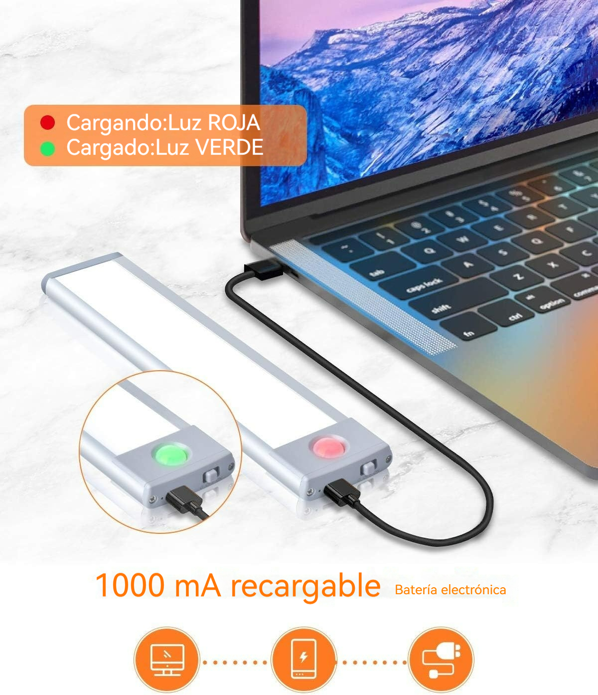 Luz Magnética para Gabinetes