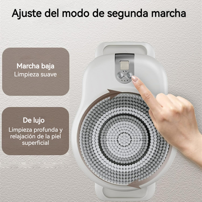 Cepillo Eléctrico Limpiador de Espalda con Cabezal Giratorio