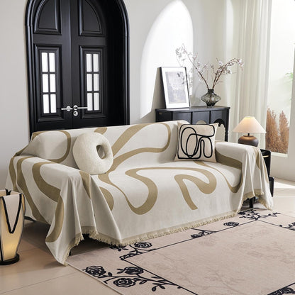 Cobertor Boho Jacquard para Sofás de 2 a 3 Cuerpos