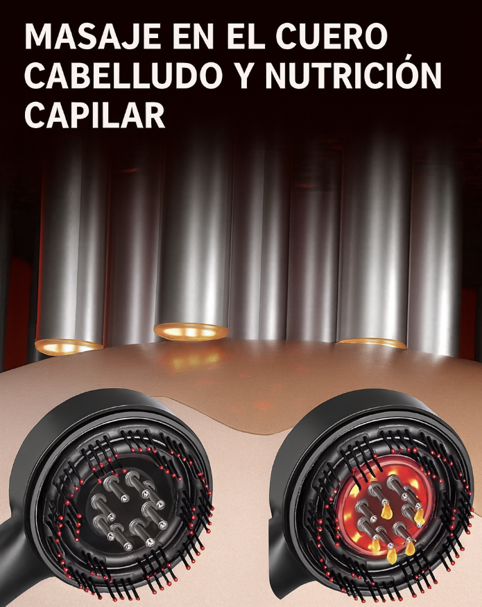 Peine Masajeador para Crecimiento Capilar
