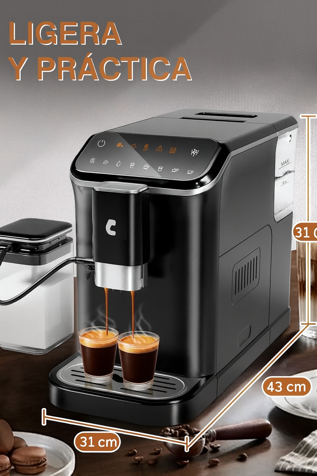 Cafetera Espresso Todo en Uno