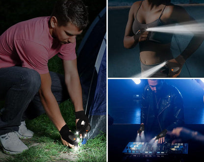 Guantes Linterna LED Recargables