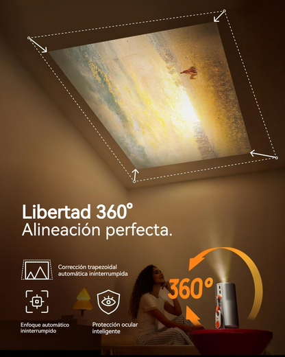 Proyector Portátil FullHD 360°