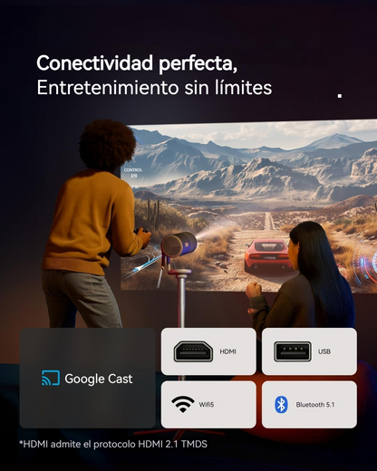 Proyector Portátil FullHD 360°