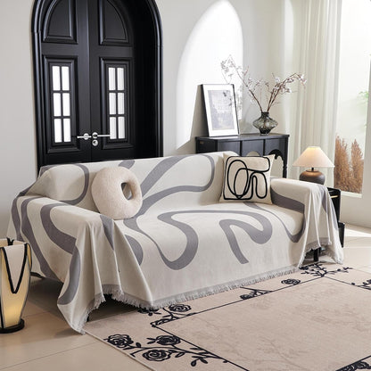 Cobertor Boho Jacquard para Sofás de 2 a 3 Cuerpos