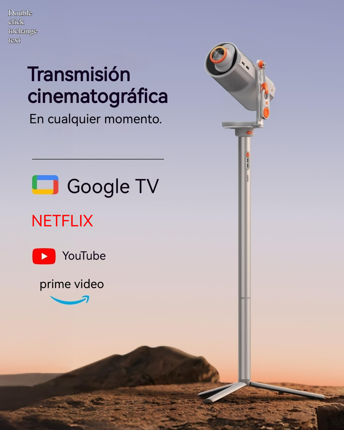 Proyector Portátil FullHD 360°